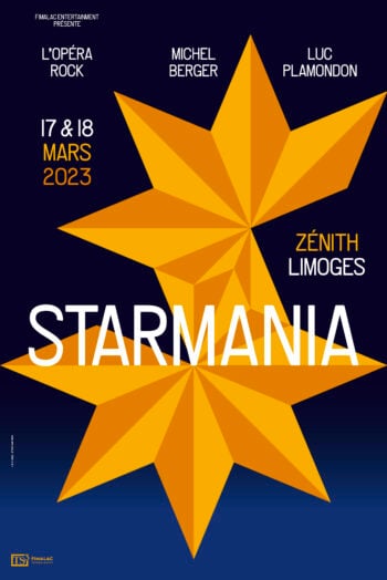 Nouvelle affiche starmania Limoges