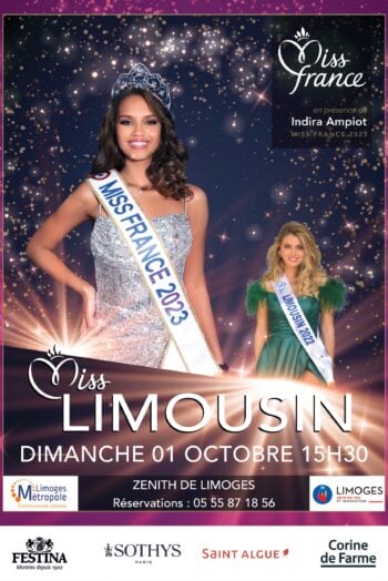 affiche Élection de Miss Limousin 2023